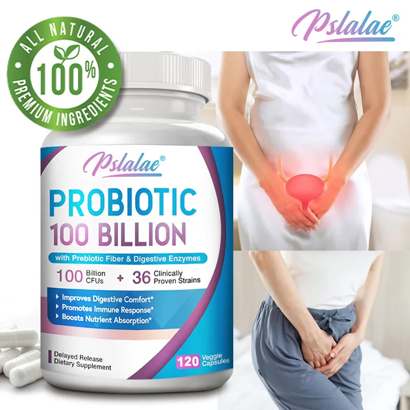 Probiotic 60 Billion - โปรไบโอติก 100 พันล้าน - ช่วยดูแลสุขภาพทางเดินปัสสาวะ ส่งเสริมการย่อยอาหารให้สม่ำเสมอ