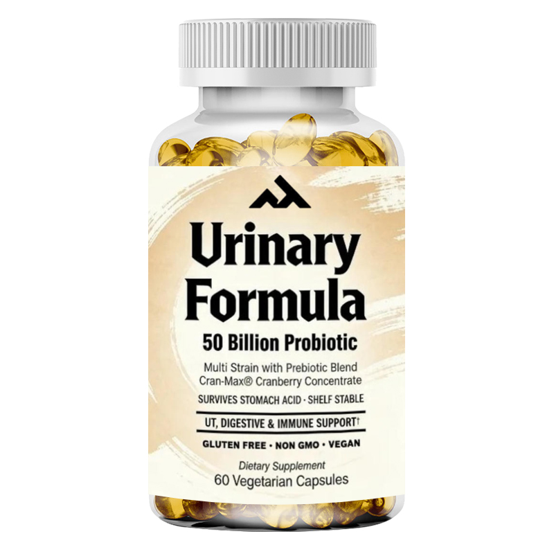 Probiotic 60 Billion - โปรไบโอติกส์ 50 พันล้าน CFU แคปซูลที่มีส่วนผสมของแครนเบอร์รี่และอินนูลิน, 60