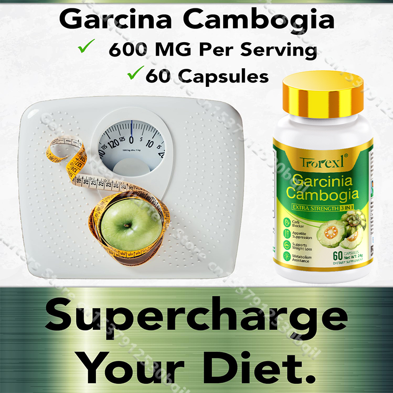 Garcinia Cambogia Extract - สารสกัดจากการ์ซีเนีย แคมโบเจียสำหรับการควบคุมน้ำหนัก ตัวบล็อกคาร์โบไฮเดรต ลดความอยากอาหาร ไม่มีผลข้างเคียง