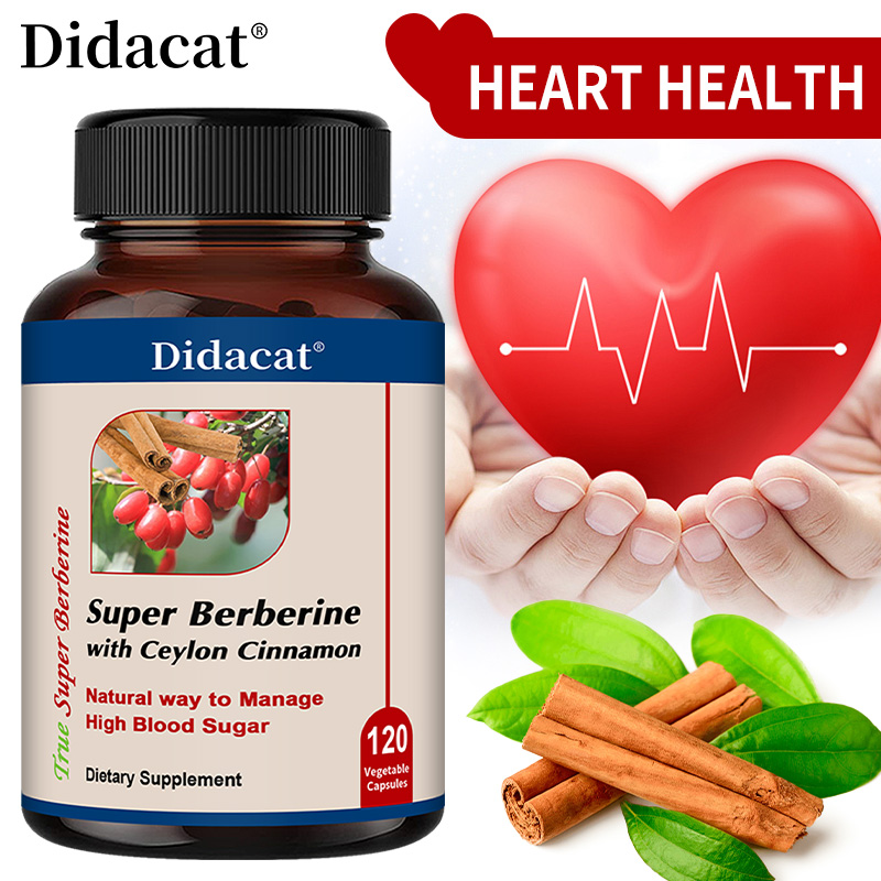 Berberine Hcl Capsule - เบอร์เบอรีน เอชซีแอล พร้อมแคปซูลอบเชยซีลอน สารต้านอนุมูลอิสระ ช่วยเสริมสร้างการเผาผลาญของร่างกาย ระบบย่อยอาหาร