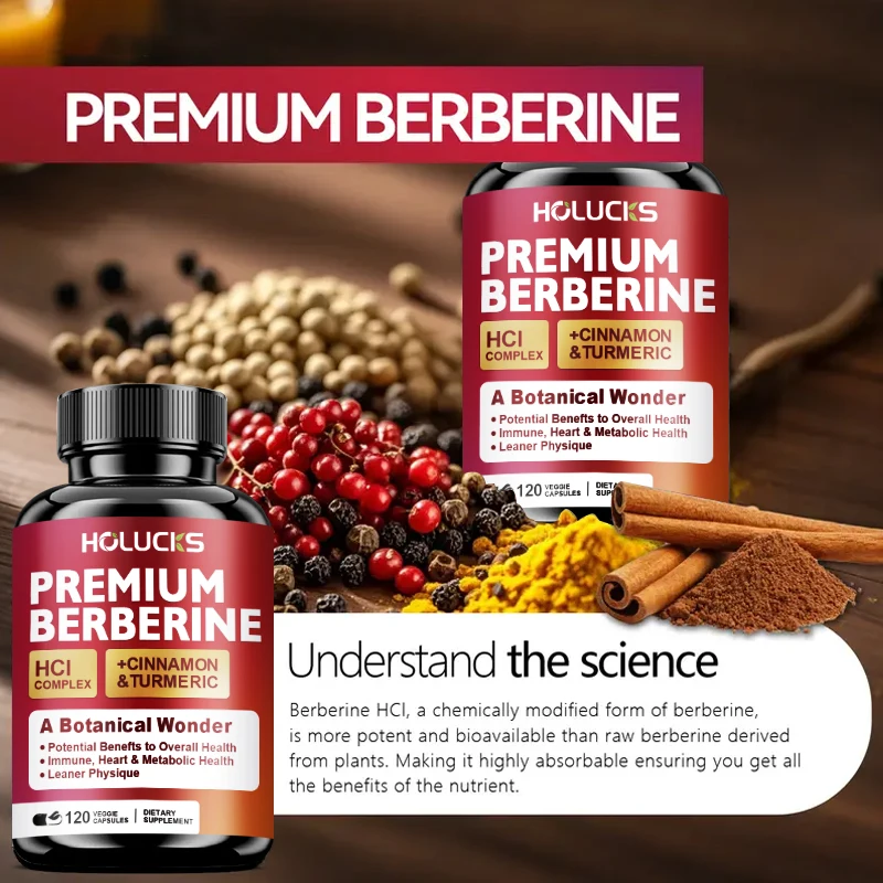 โฮลัคส์ พรีเมี่ยม เบอร์เบอรีน  - Berberine Hcl Capsule บทวิจารณ์และราคา