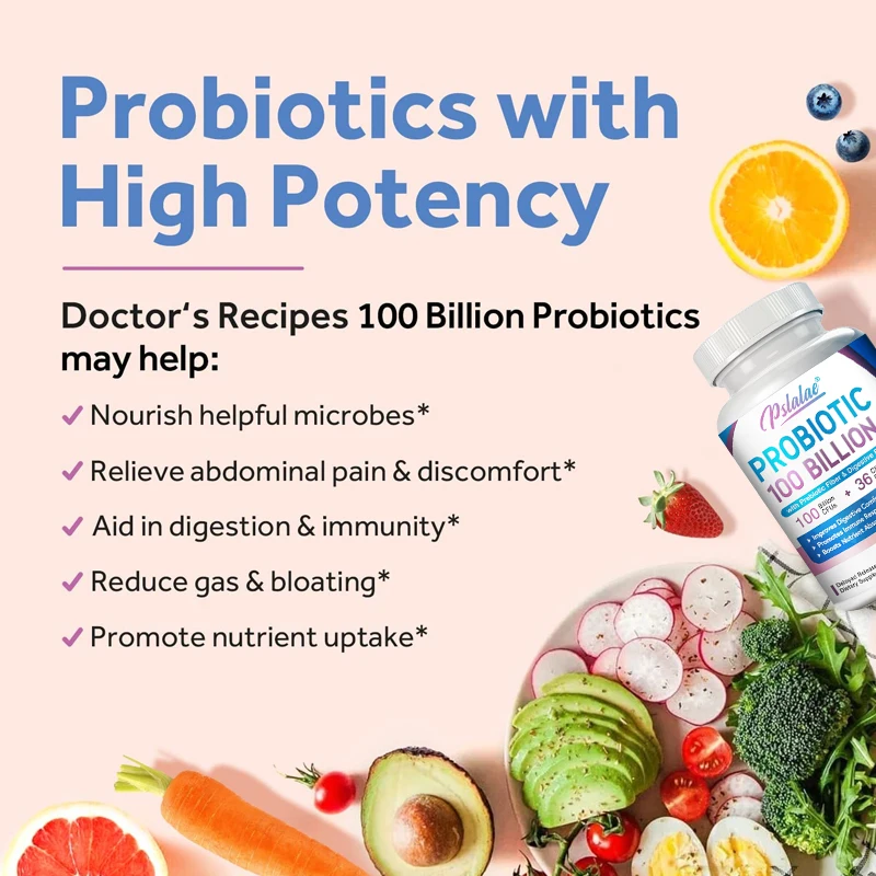 โปรไบโอติก 100 พันล้าน - ช่วยด - Probiotic 60 Billion บทวิจารณ์และราคา
