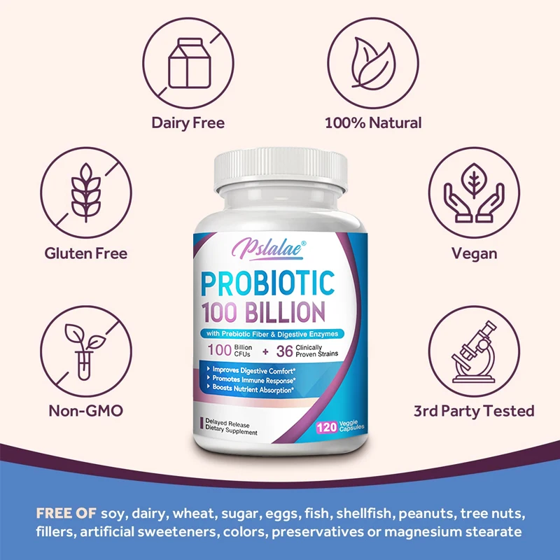 โปรไบโอติก 100 พันล้าน - ช่วยด - Probiotic 60 Billion บทวิจารณ์และราคา