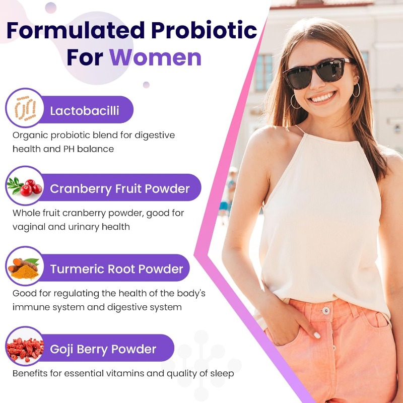 โปรไบโอติกสำหรับช่องคลอดหญิง - - Probiotic 60 Billion บทวิจารณ์และราคา