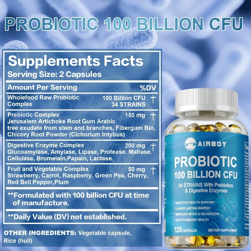 โปรไบโอติก 100 พันล้าน CFU - ป - Probiotic 60 Billion บทวิจารณ์และราคา