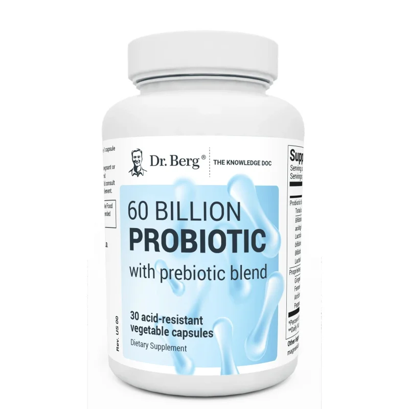 Dr. Berg 60 พันล้าน 10 สายพันธ - Probiotic 60 Billion บทวิจารณ์และราคา